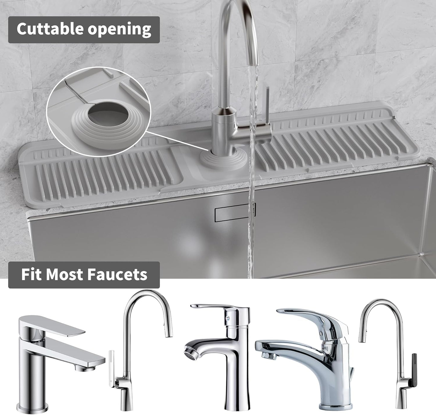 Say Goodbye to Sink Chaos — Keep Your Countertop Dry & Clean Effortlessly!